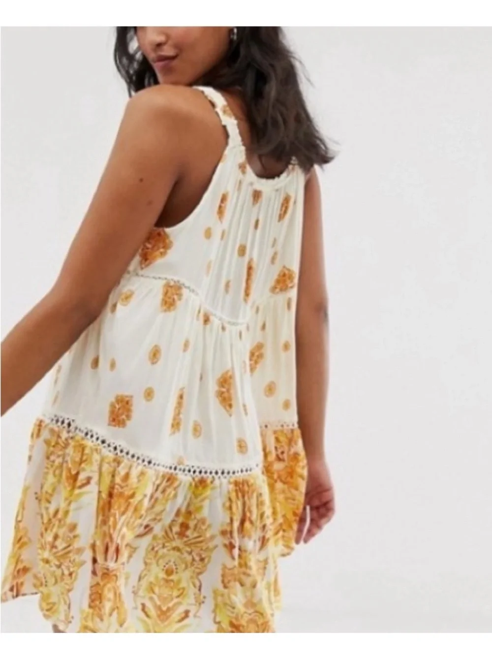 Free People | Talk to Me Trapeze Mini Dress